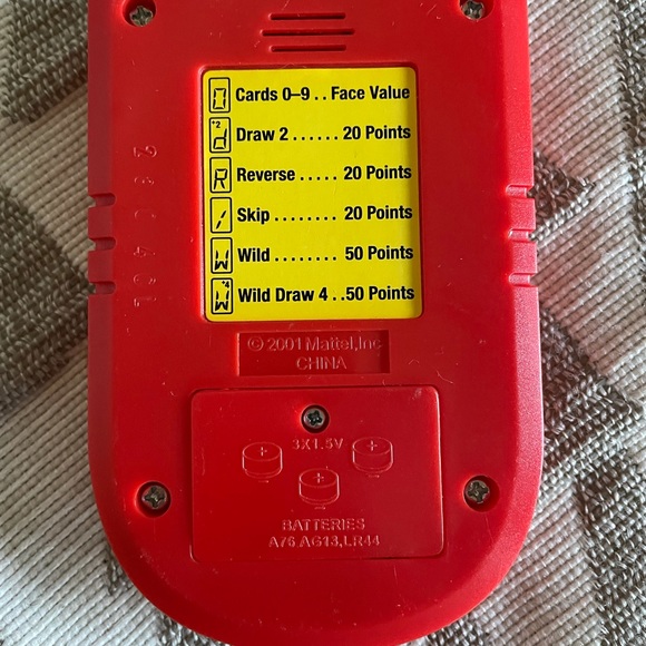 Handheld Uno game - Picture 2 of 2